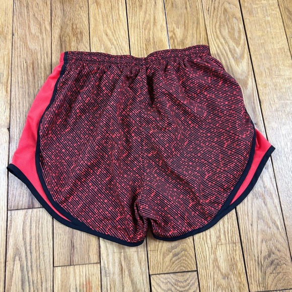 Nike Dri-FIT Running Shorts Women's Size Small Red‎ Black Athletic Gym Workout - Picture 2 of 3